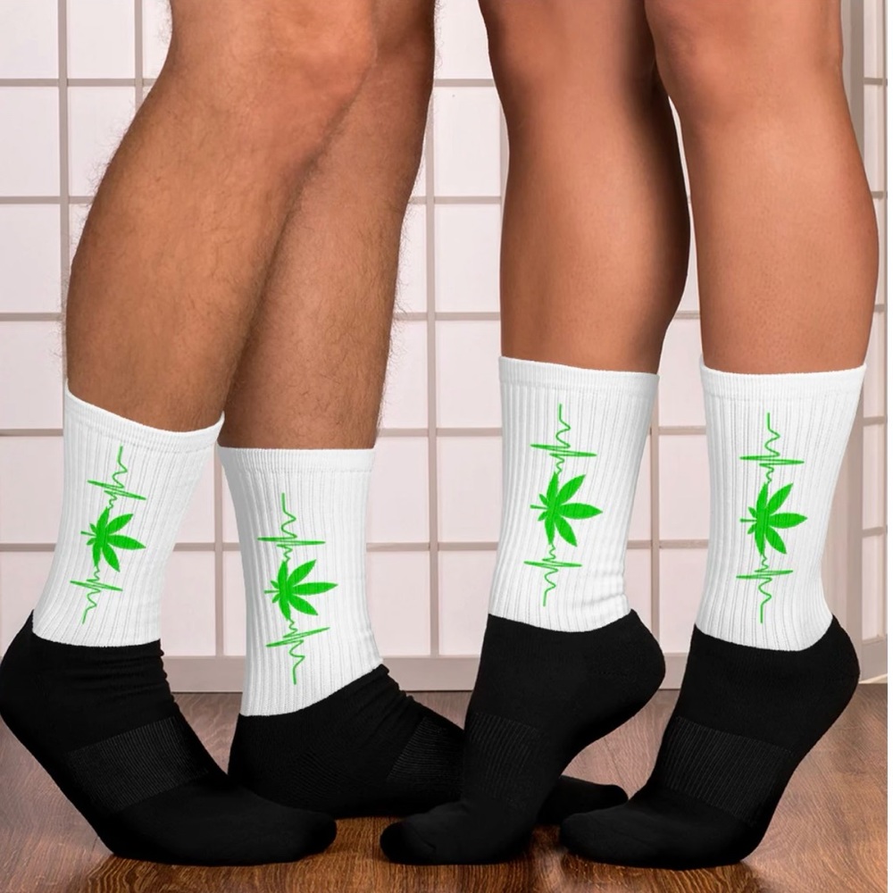 Custom Graphic Mary Jane Socks-1Pair-Unisex